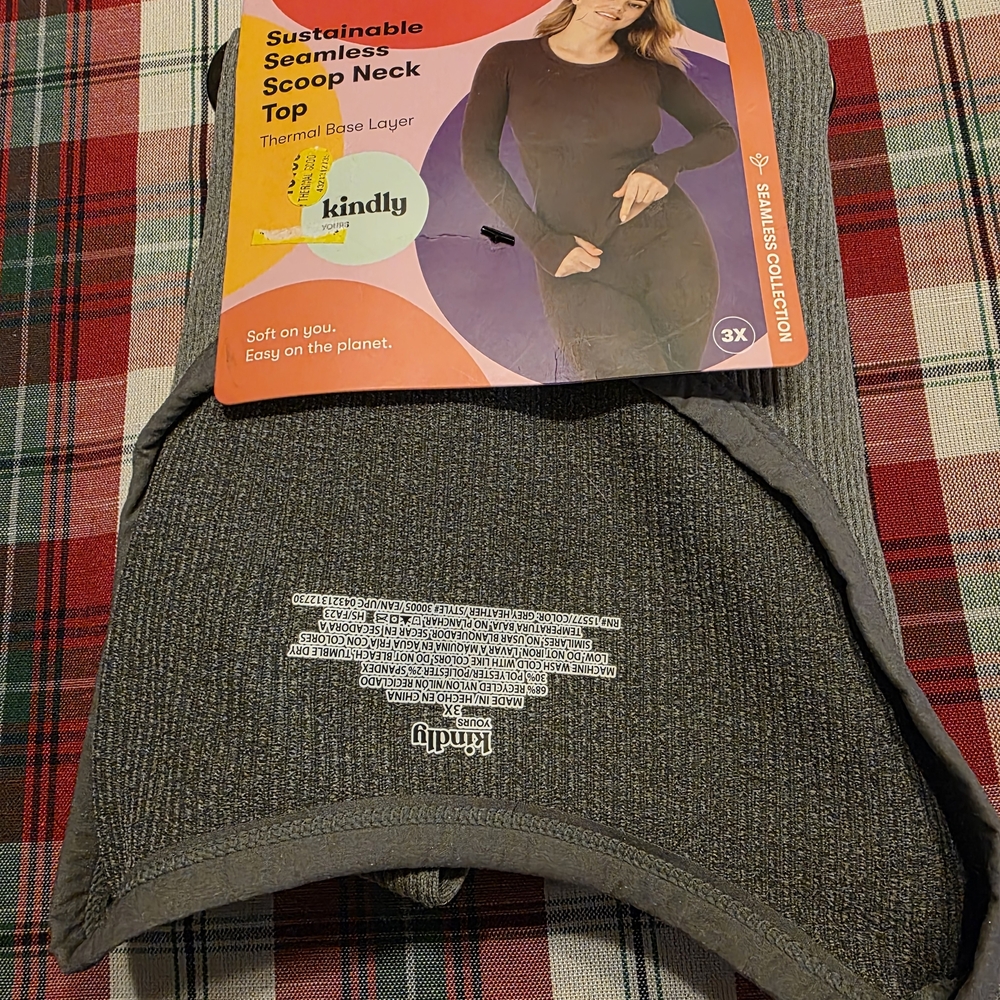 Kindly Women's Gray Long Sleeve Top
